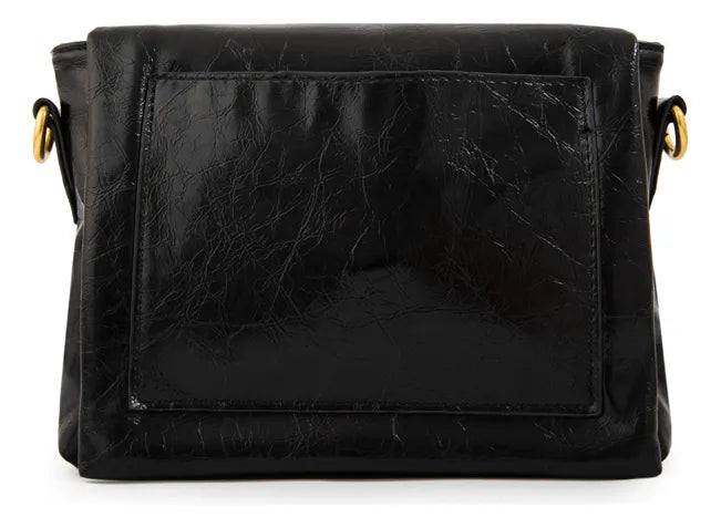 Cartera Bandolera con tapa gilly pequeña negro