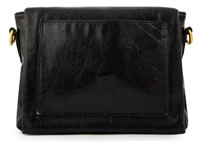 Cartera Bandolera con tapa gilly pequeña negro