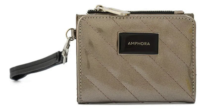 Billetera Mujer Dean Pequeña Plateado Oscuro