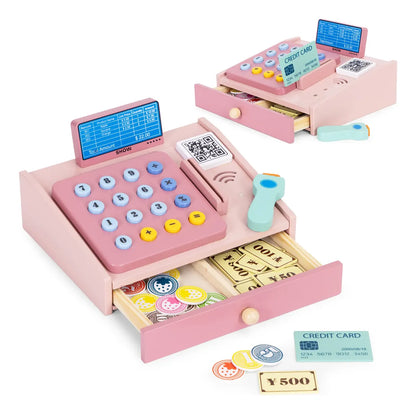 Caja Registradora Juguete Madera Niños