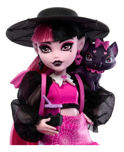 Muñeca Moda Draculaura De Monster High Con Su Mascota