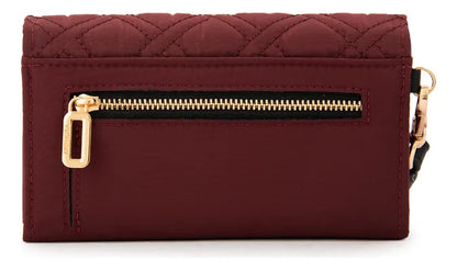 Billetera Mujer Mediana Gambia Rojo Oscuro