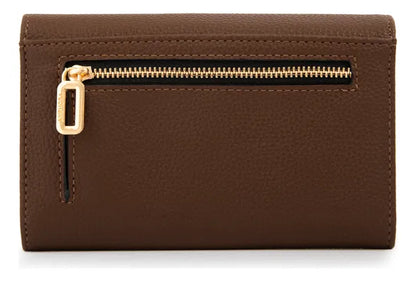 Billetera Mujer Mediana Lizet Café Oscuro