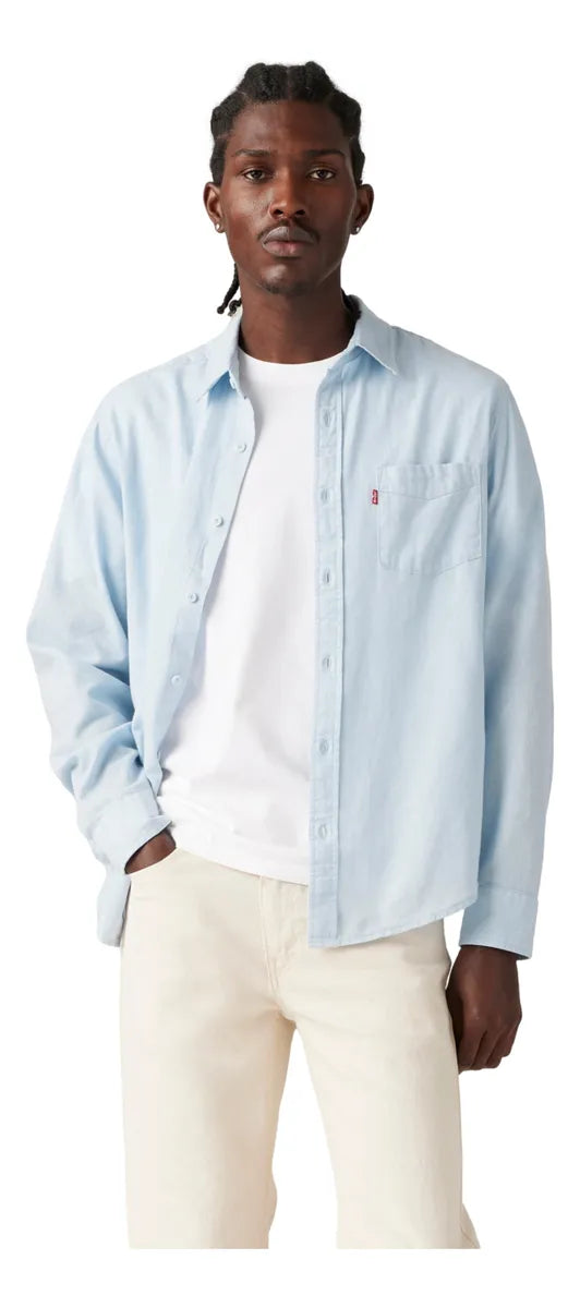 camisa-hombre-classic-standard-celeste-