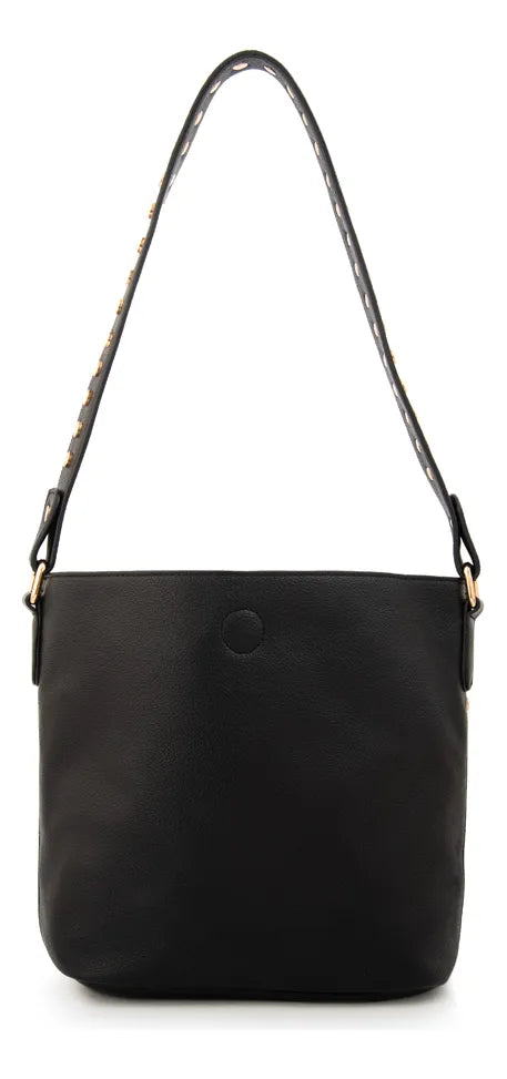 Cartera Mujer Bandolera Eloisse Mediana Negro