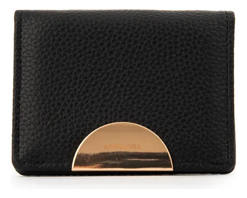 Tarjetero Mujer Pequeña Naty Negro