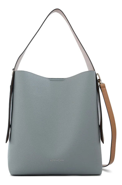 Cartera Mujer Corte Recto Iris Mediana Denim