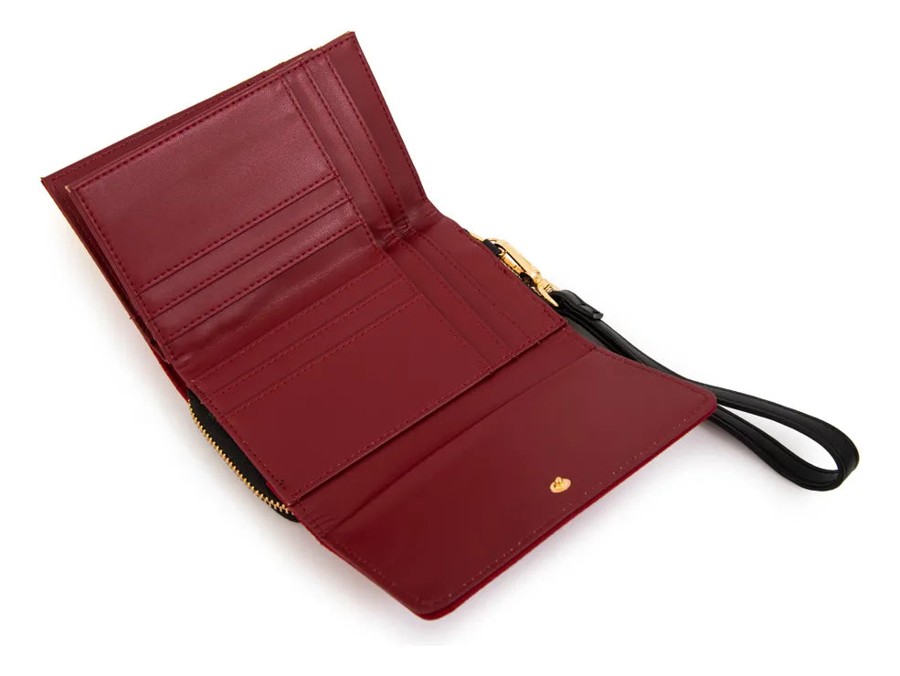 Billetera Mujer Mediana Canada Rojo oscuro