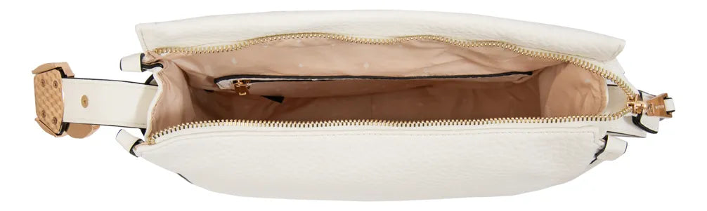 Cartera Mujer Bandolera Penelope Mediana Blanco