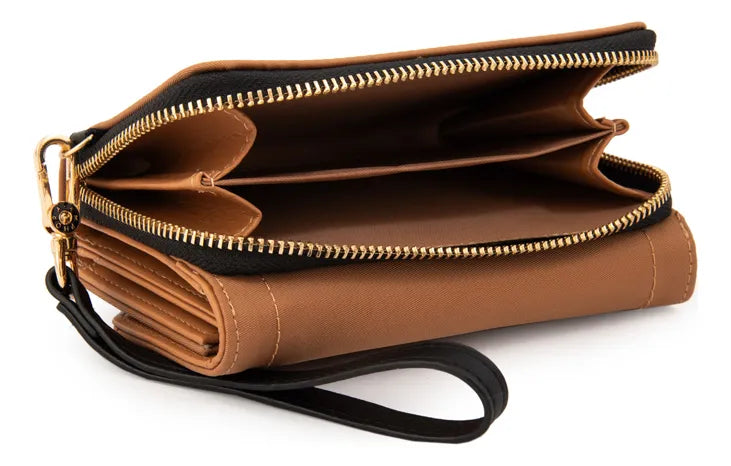 Billetera Mujer Mediana Canada Camel