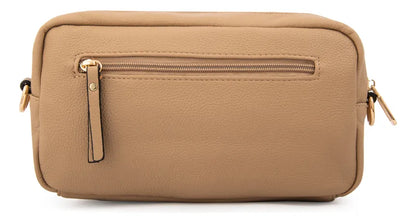 Cartera Mujer Bandolera Filomena Pequeña Beige Oscuro