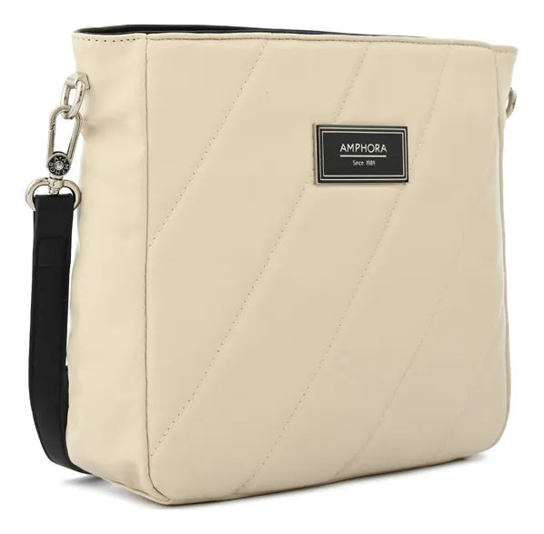 Cartera Mujer Bandolera Mediana Janelle Beige