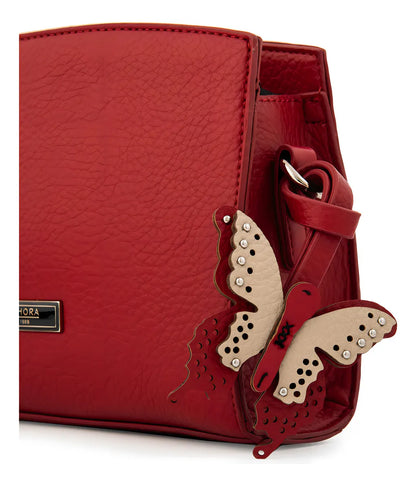 Cartera Mujer Bandolera Maripi Pequeña Rojo