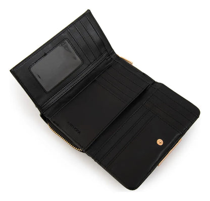 Billetera Mujer Mediana Naty Negro