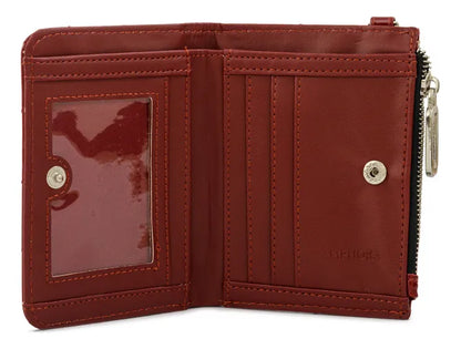 Billetera Mujer Dean Pequeña Rojo