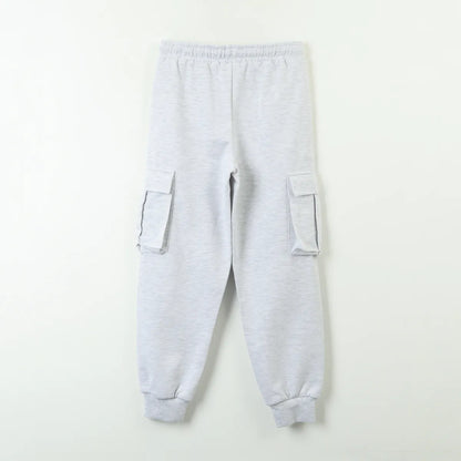Pantalón Buzo Niño Grafiti Gris