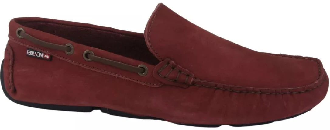 Mocasin Hombre Mali Rojo Urbano