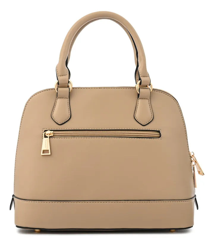 Cartera Mujer Dos Asas Mediana Ramona Beige