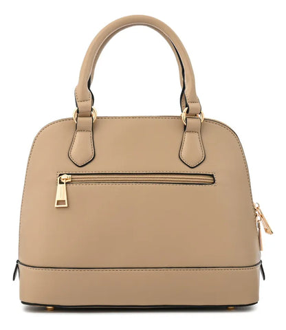 Cartera Mujer Dos Asas Mediana Ramona Beige