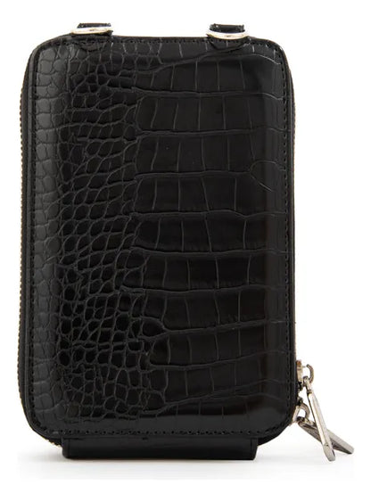 Cartera Mujer Bandolera Porta Celular Boga Pequeña Negro