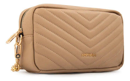 Cartera Mujer Bandolera Filomena Pequeña Beige Oscuro