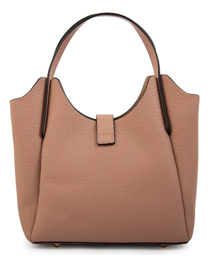 Cartera Dos Asas damaris grande rosa viejo