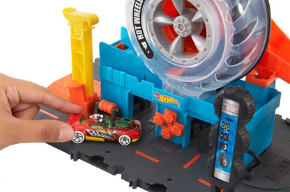 Hot Wheels City Pista Super Tienda de Llantas