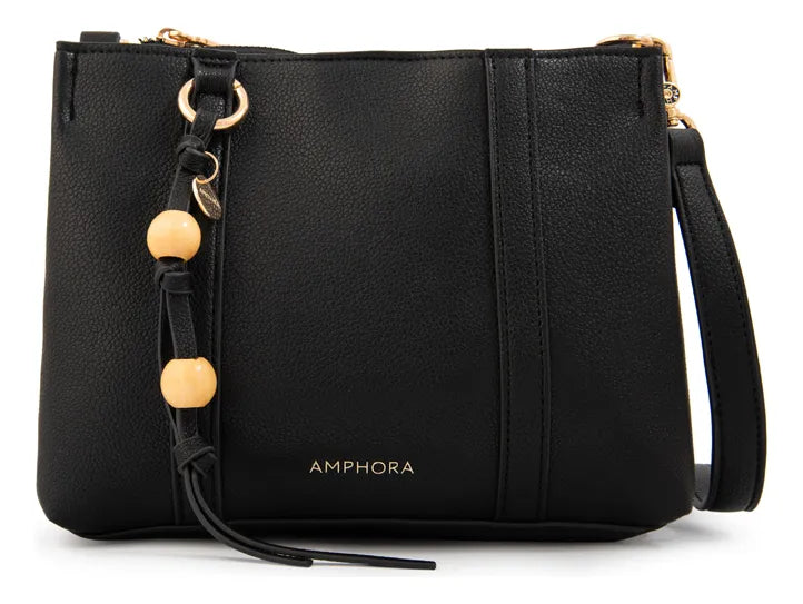 Cartera Mujer Bandolera Valeria Pequeña Negro