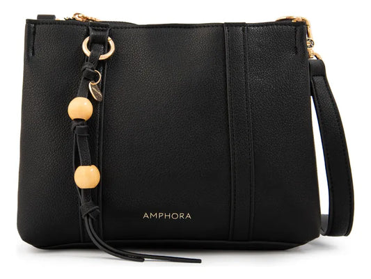 Cartera Mujer Bandolera Valeria Pequeña Negro