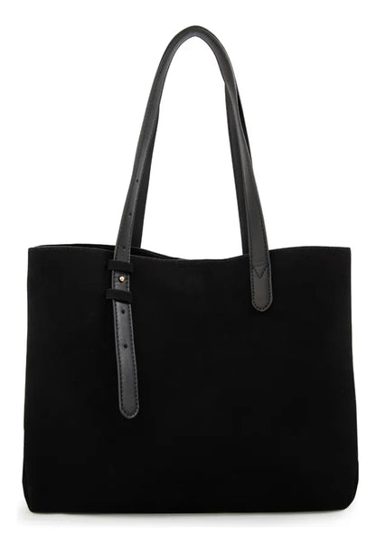 Cartera Mujer Dos Asas Brisy Grande Negro