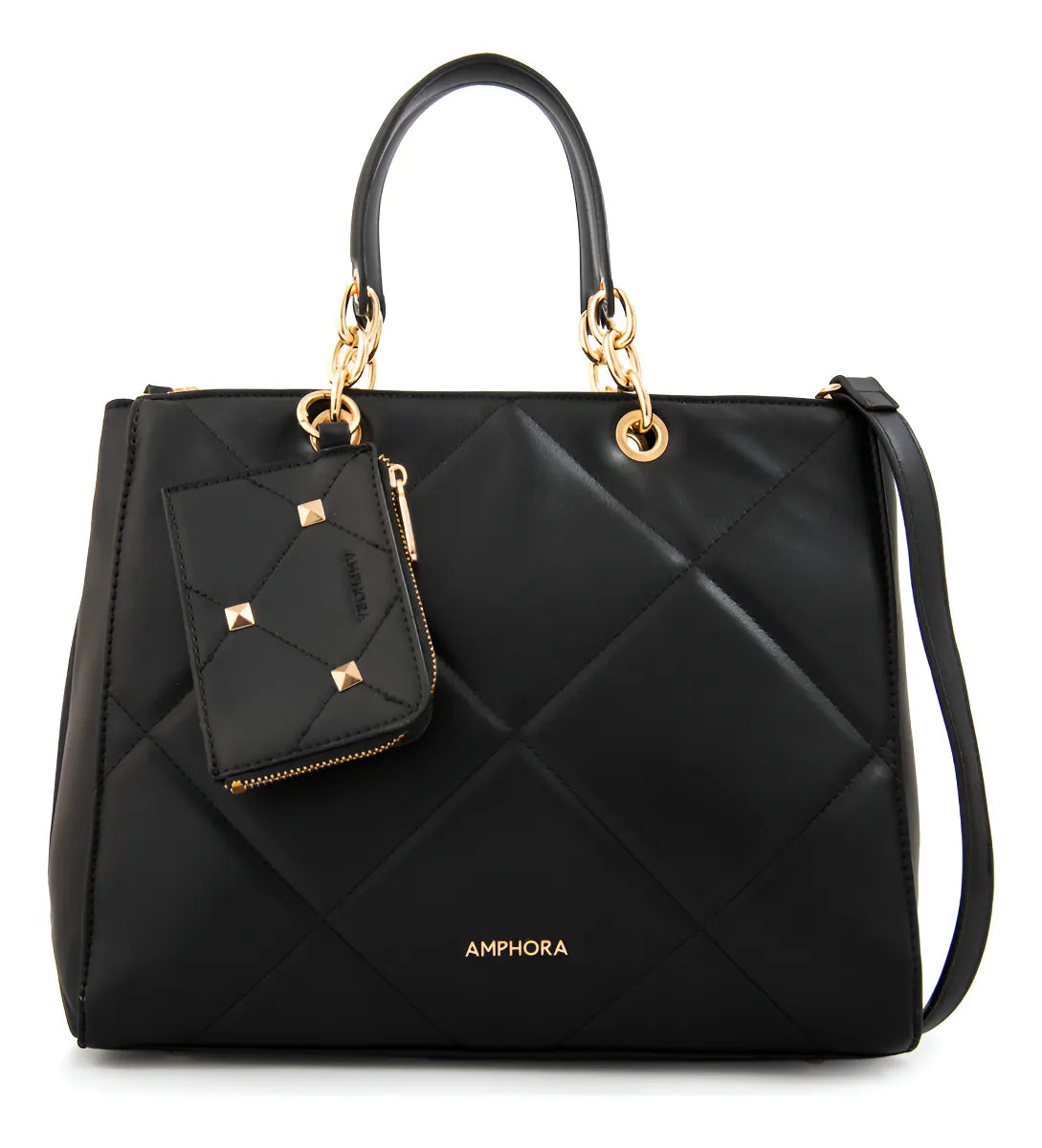 Cartera Mujer Dos Asas Keny Pequeña Negro