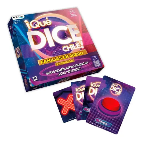 Juego De Mesa Qué Dice Chile "Familias En Juego"