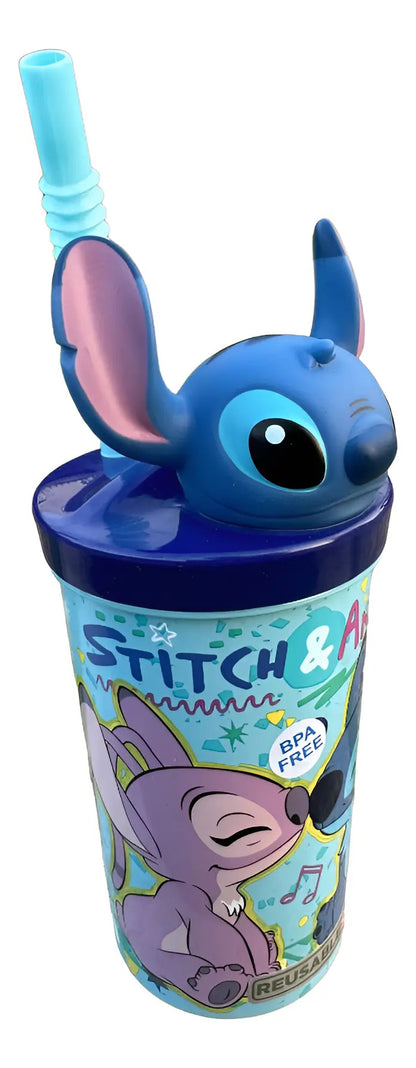 Vaso Stitch 3D Azul
