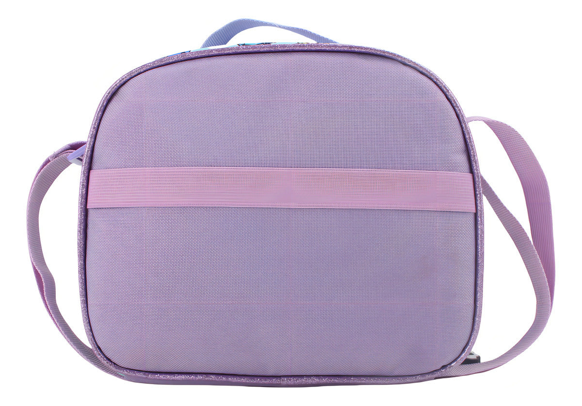 Mochila Moster High Set Lonchera + Estuche Niña Violeta