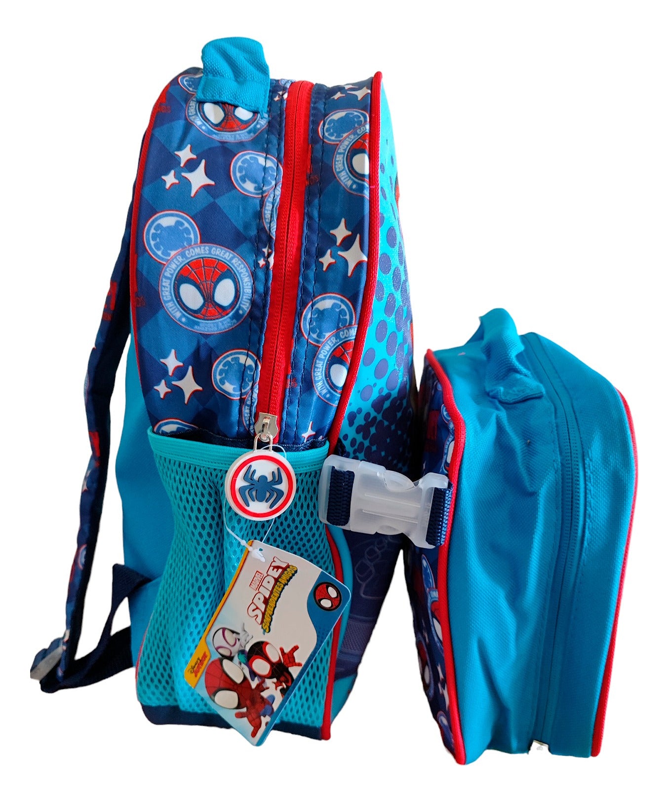 Mochila Niño Con Lonchera Spidey Y Sus Amigos
