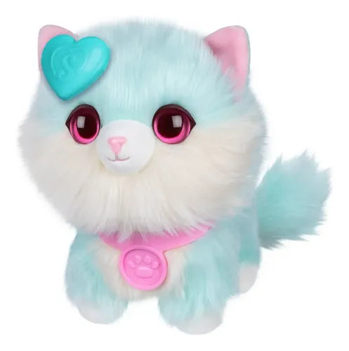 Peluche Rescatame Con Casita Y Accesorios Scruff A Luvs - Gato Celeste