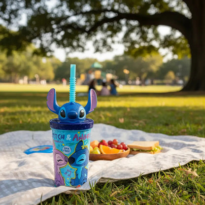 Vaso Stitch 3D Azul