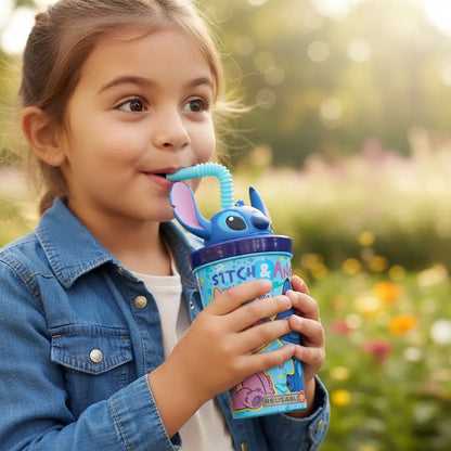 Vaso Stitch 3D Azul
