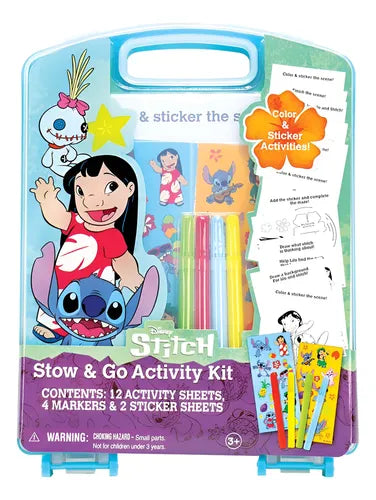Kit-juego De Arte De Viaje Disney Stitch
