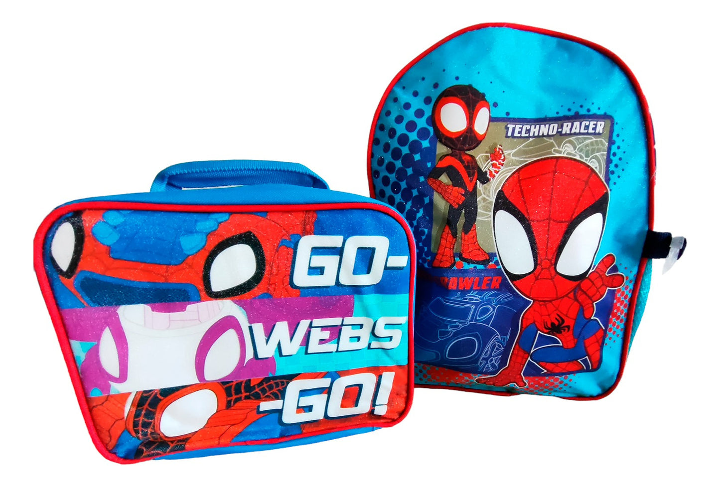 Mochila Niño Con Lonchera Spidey Y Sus Amigos
