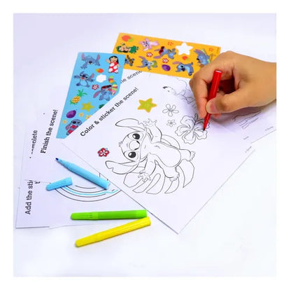 Kit-juego De Arte De Viaje Disney Stitch