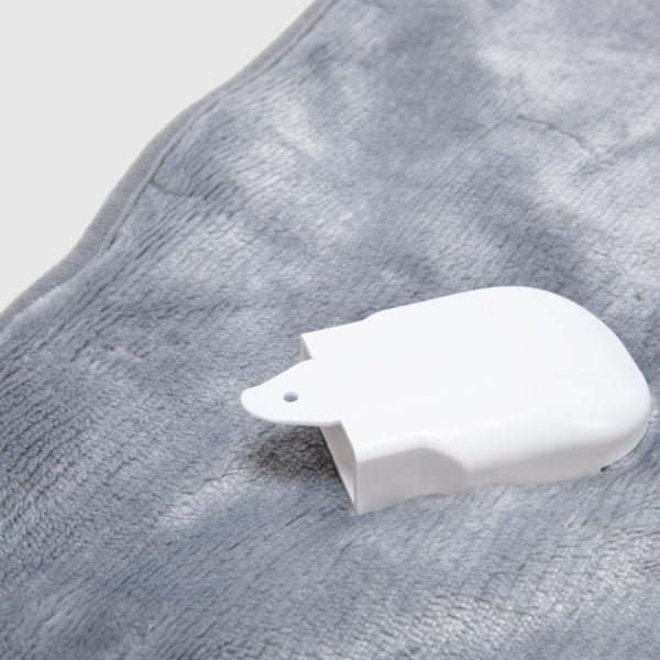 Manta Electrica Flannel Fleece 152 x 127 cm Gris