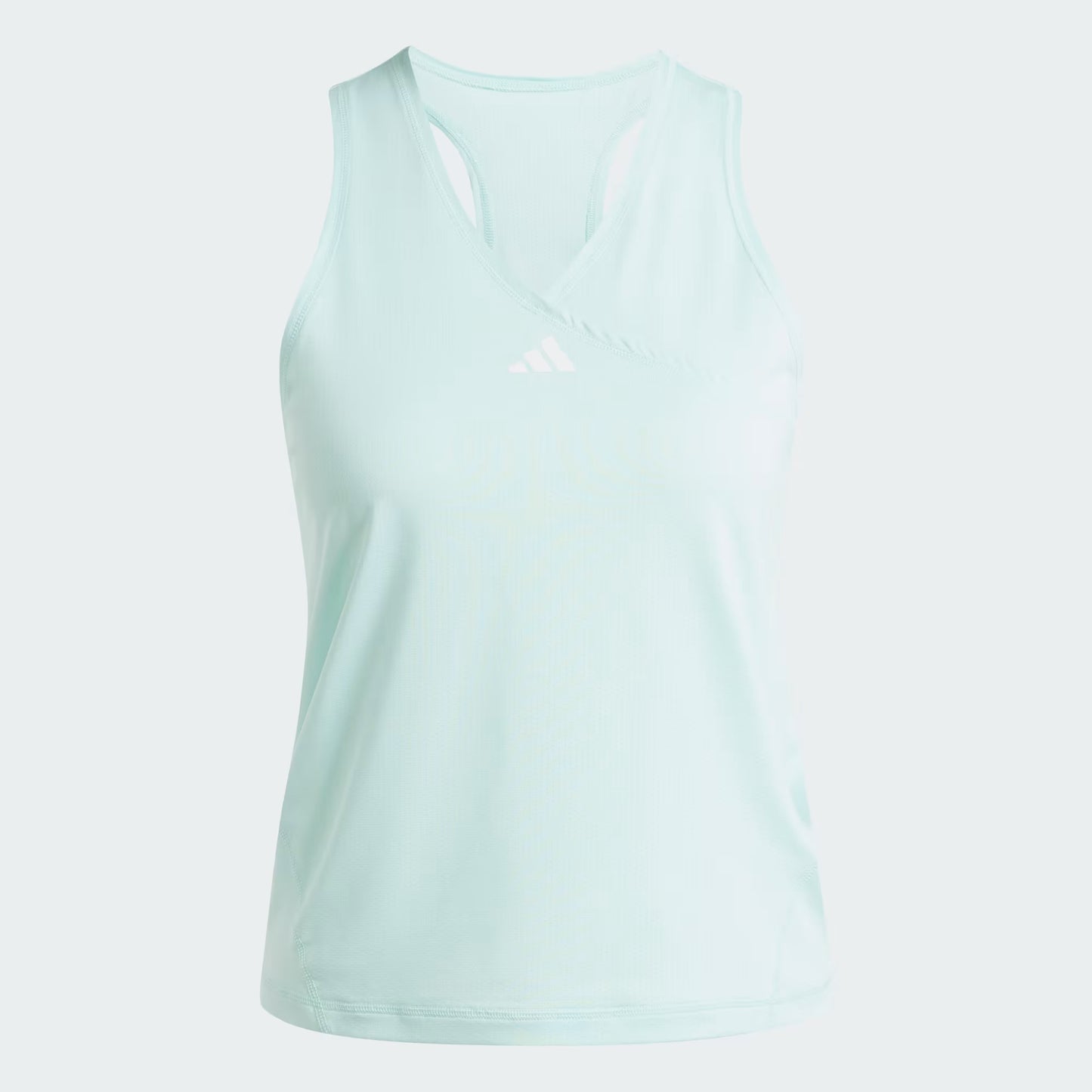 Polera Mujer Esqueleto Club Tennis Cuello en V Celeste