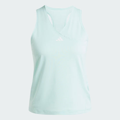 Polera Mujer Esqueleto Club Tennis Cuello en V Celeste