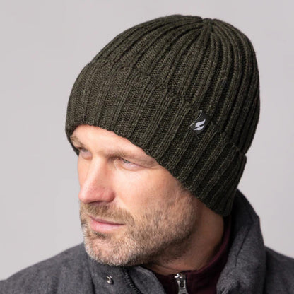 Gorro Hombre Con Vuelta Lawson Verde Musgo