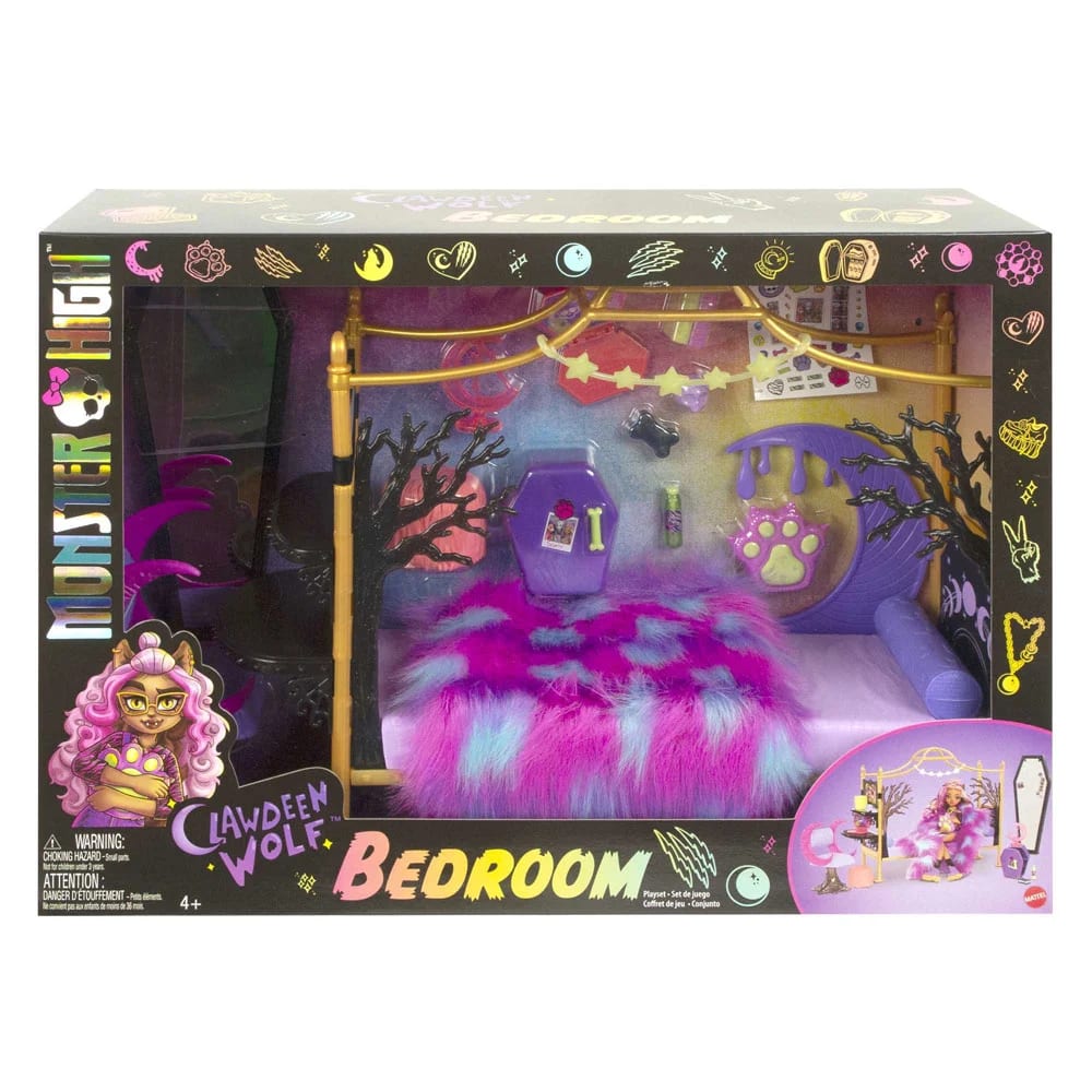 Monster High Dormitorio de Clawdeen Wolf Playset