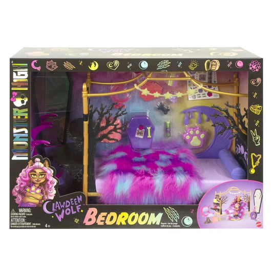 Monster High Dormitorio de Clawdeen Wolf Playset