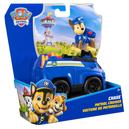 PAW Patrol Vehículo de policía con figura de juguete Chase