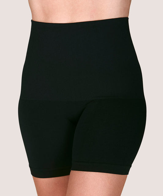 Faja Mujer Cuadro Seamless Control Negro