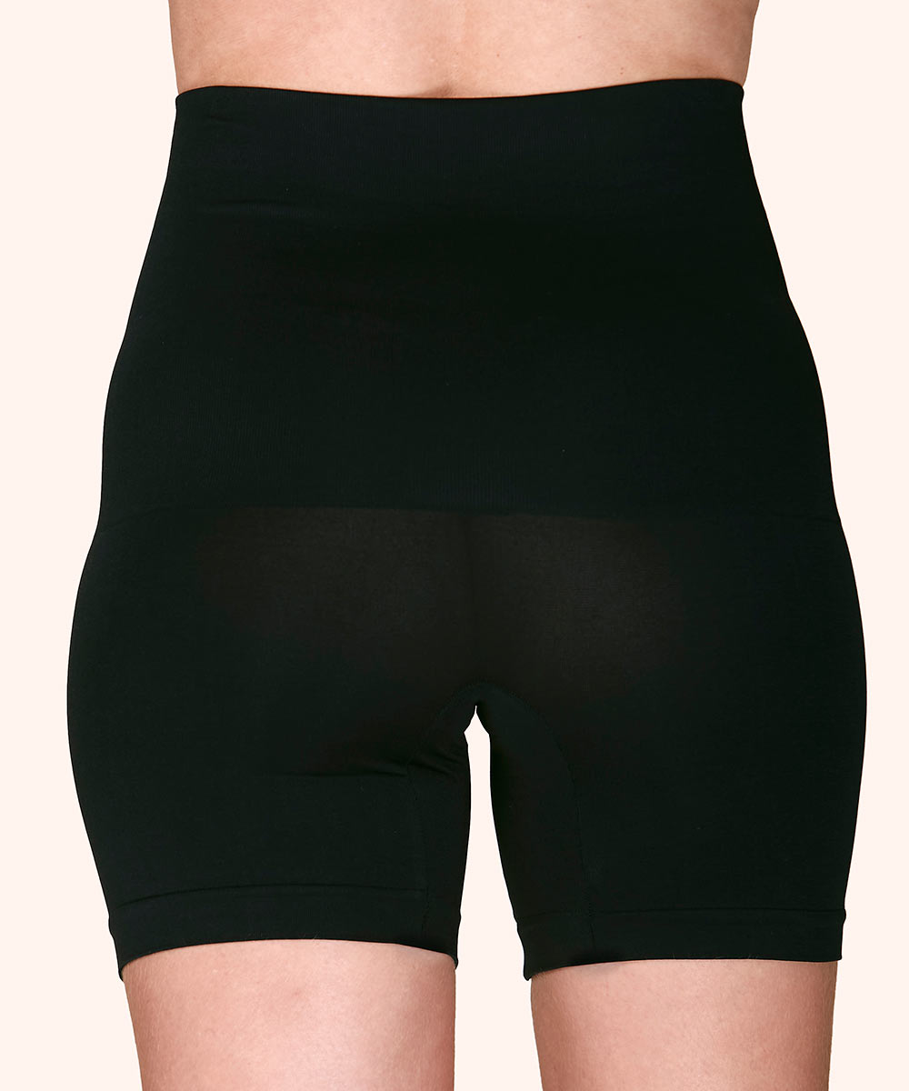 Faja Mujer Cuadro Seamless Control Negro